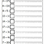 Addition Number Lines 2nd Grade Img Addition Worksheets First Grade