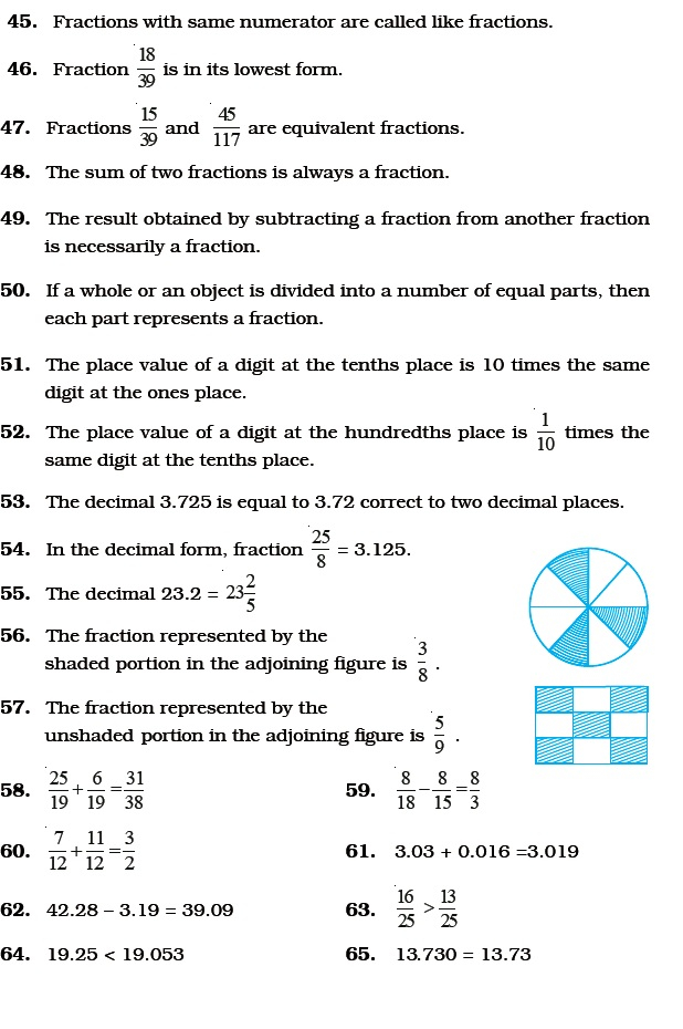 case study questions for class 6 maths fractions worksheets