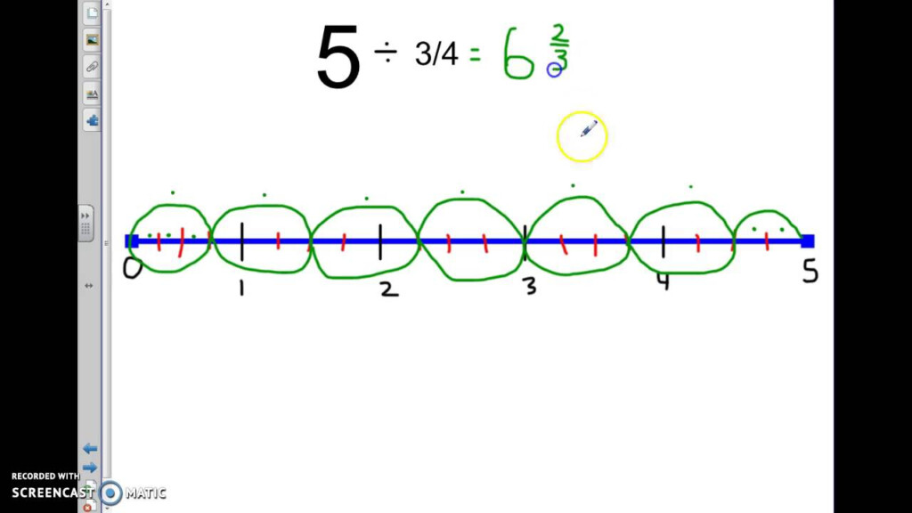 how to represent mixed fraction on a number line