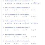 Two Step Equation Worksheets